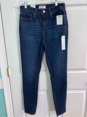 Levi's Dark Blue High-Rise Skinny Jeans for Women